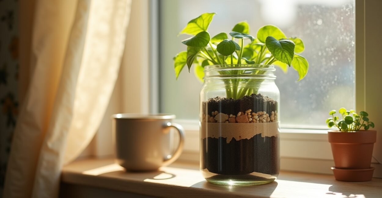 DIY Planters with Charcoal Filters for Cleaner Indoor Air