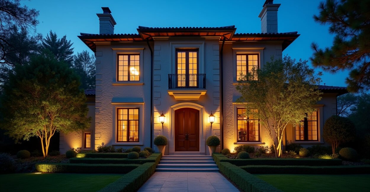 Facade Lighting: Secrets That Make Mansions Look Expensive