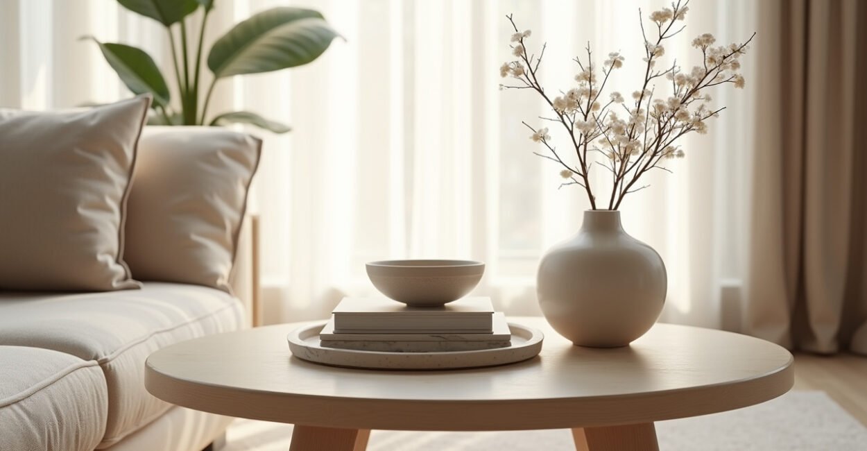 Neutral Coffee Table Decor Colors That Feel Elevated