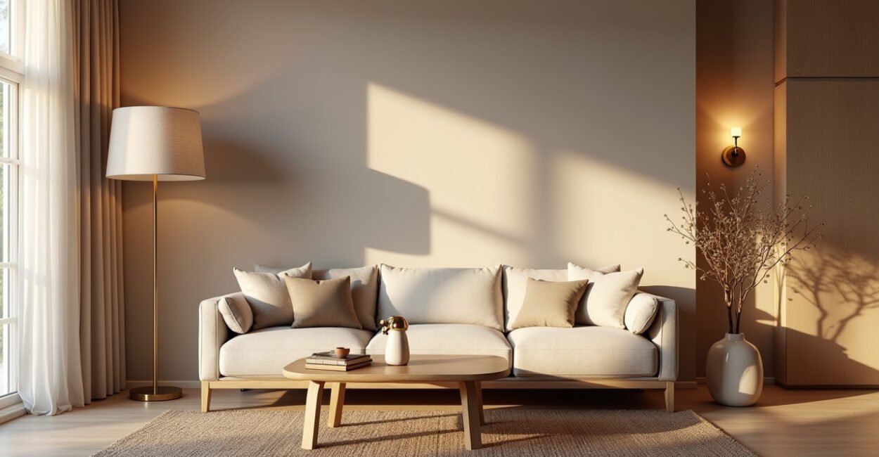 5 Neutral Living Room Lighting Ideas That Feel Warm
