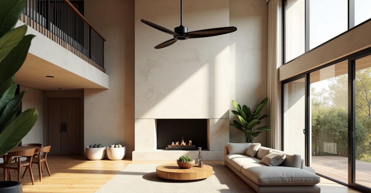 Best Ceiling Fans for Double-Height Living Rooms