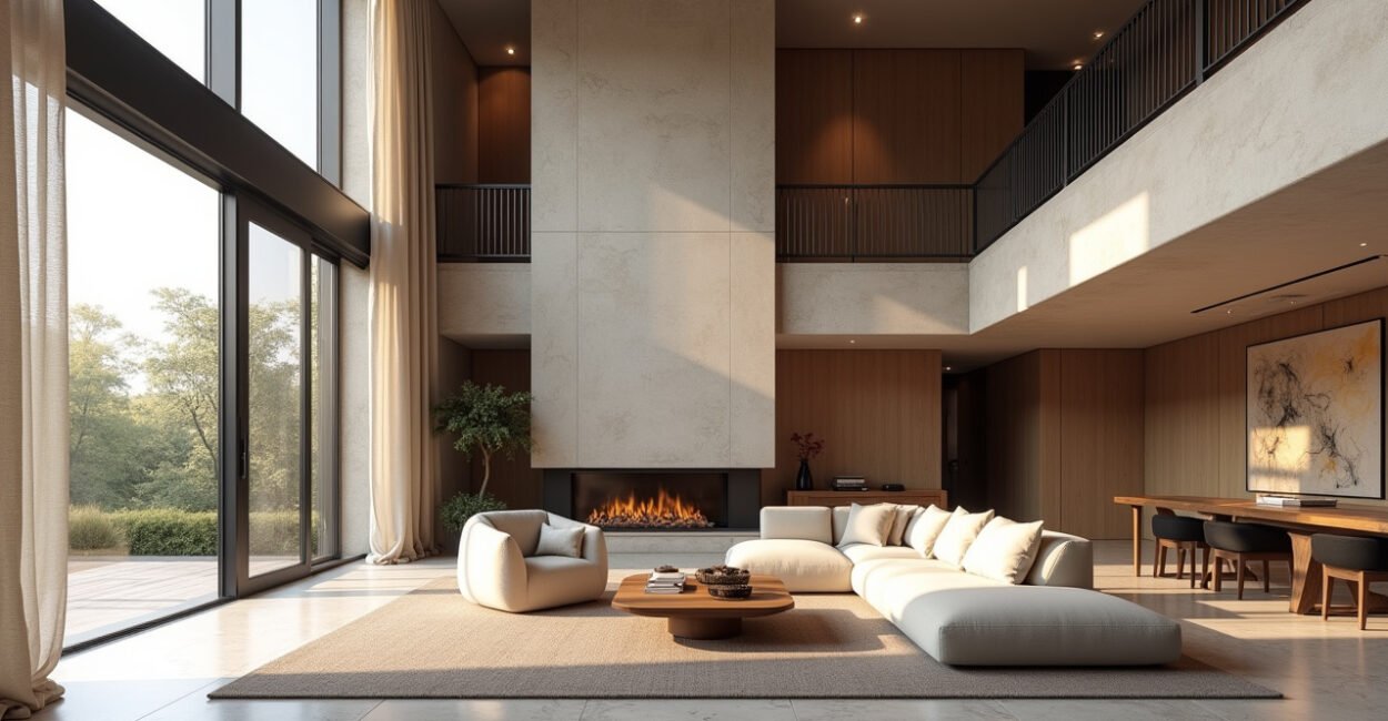 Double-Height Living Room Design Ideas for Stunning Spaces