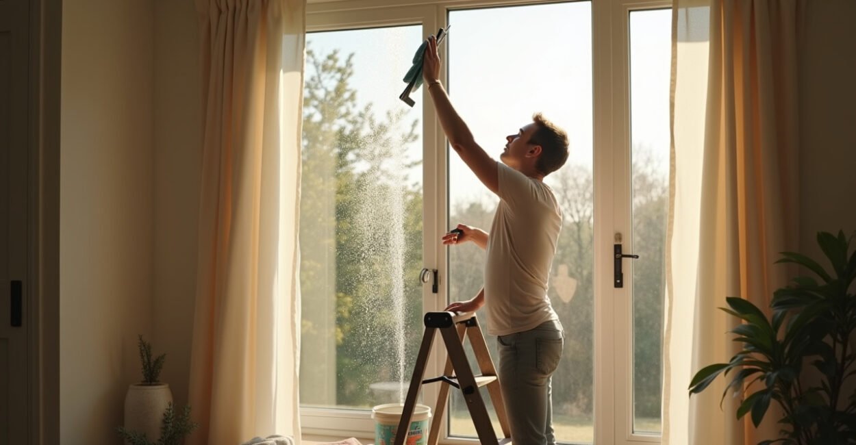 How to Clean Large House Windows Without Streaks