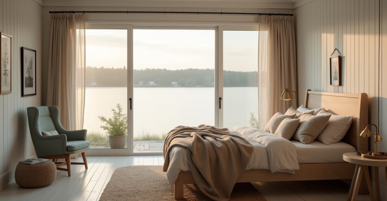 Lake House Bedroom Color Palettes for Calm, Airy Rooms