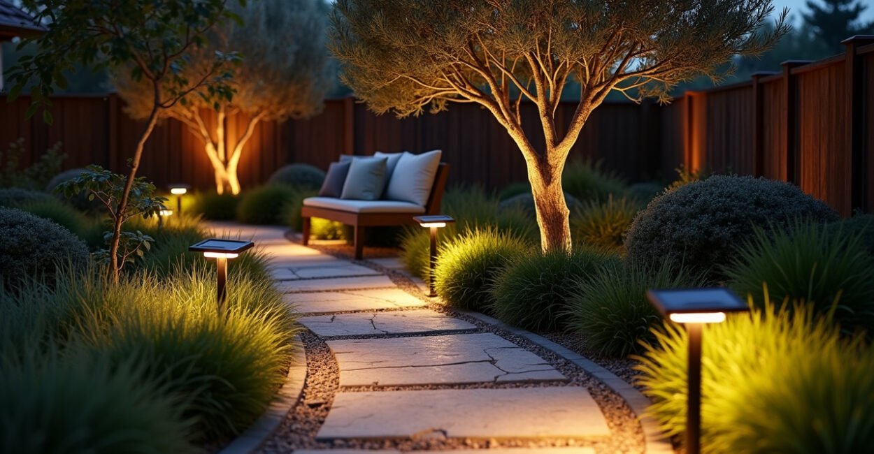 Solar-Powered Garden Lighting Ideas That Transform Nights