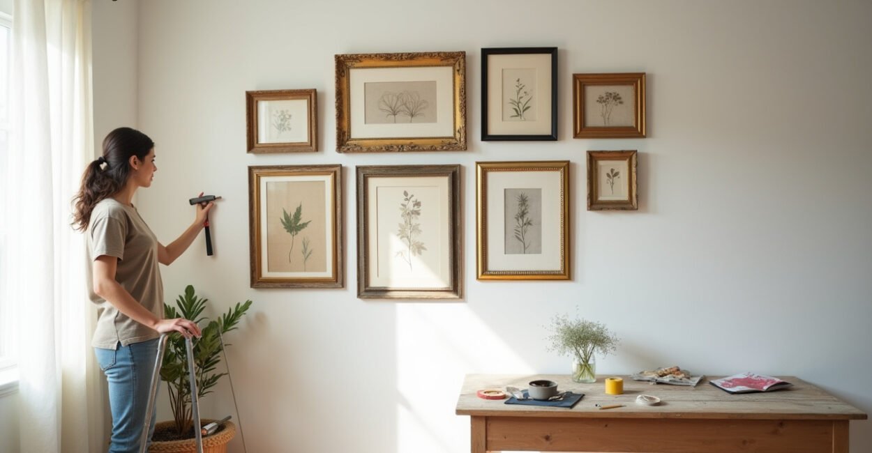 Turn Old Frames Into Wall Art: Easy DIY for Blank Walls