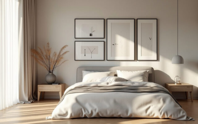 7 Minimalist Bedroom Wall Art Ideas That Feel Luxurious
