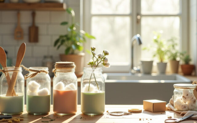Upcycled Glass Jar Crafts: 25 Ideas for Stylish Decor